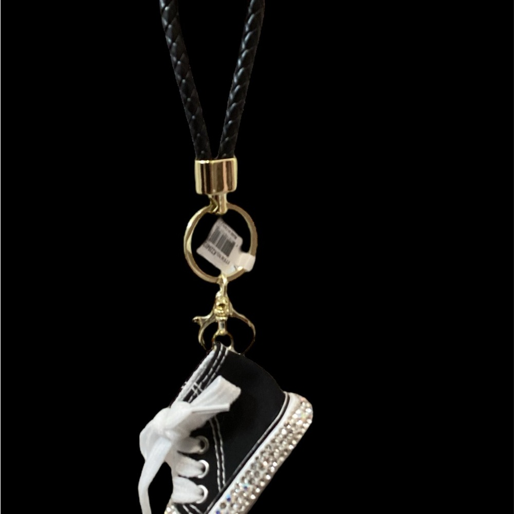 Sneaker Keychain with Rhinestones - Picture 2 of 3
